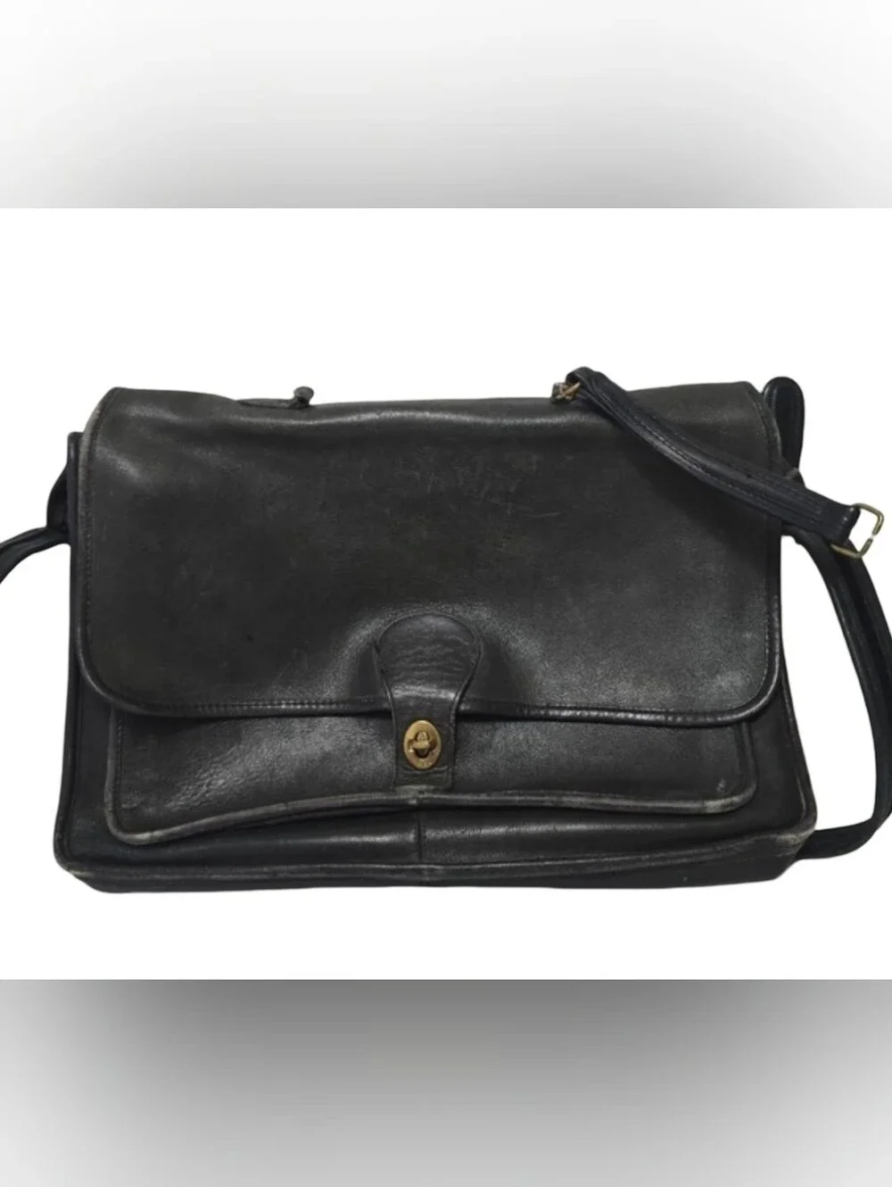 Coach Black Leather Bag